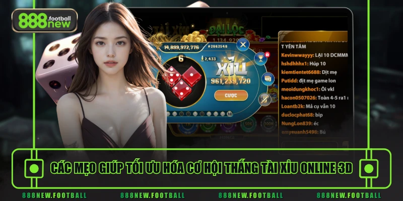 Tài Xỉu Online 3D - Hướng Dẫn Chơi Và Mẹo Thắng Lớn 2026 3 Các mẹo giúp tối ưu hóa cơ hội thắng Tài Xỉu Online 3D